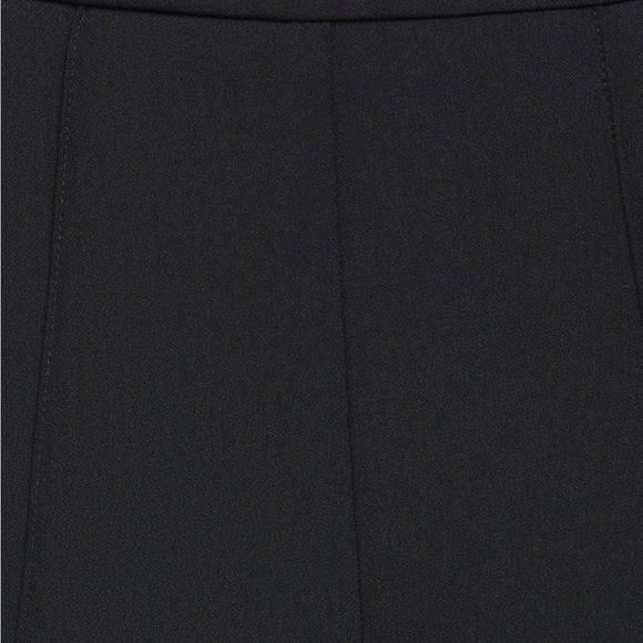Black Boot Cut Pants with Tailored Fit and Mid Rise Waist ( work pants ) - Picture 4 of 4